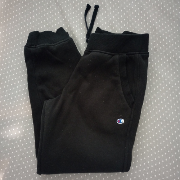 Champion Kids Black Sweatpants M - Picture 1 of 4